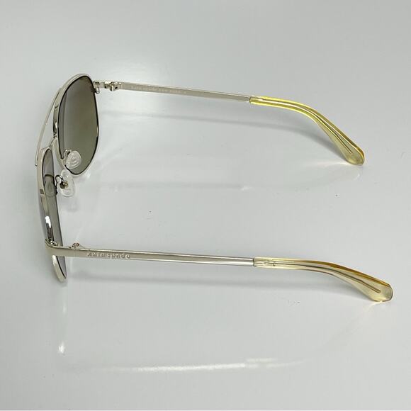 NWT Kate Spade Emmaline Sunglasses Gold Aviator Gradient main image 9